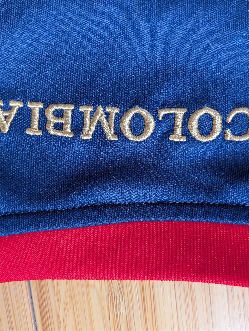 Adidas Navy Blue Official Colombia Football Soccer World Cup Shirt Jersey - Picture 8 of 9